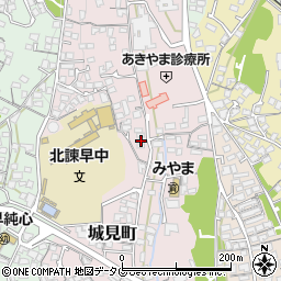 長崎県諫早市城見町39-35周辺の地図