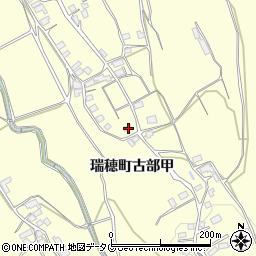 長崎県雲仙市瑞穂町古部甲744-1周辺の地図