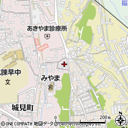長崎県諫早市城見町37-27周辺の地図