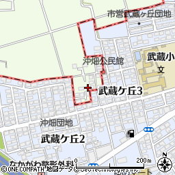 熊本県菊池郡菊陽町津久礼3725-6周辺の地図