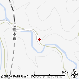 大分県佐伯市直川大字仁田原2396周辺の地図