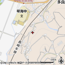 長崎県諫早市多良見町元釜604周辺の地図