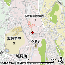 長崎県諫早市城見町38-29周辺の地図