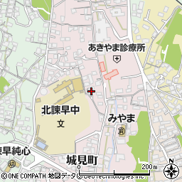 長崎県諫早市城見町39-5周辺の地図