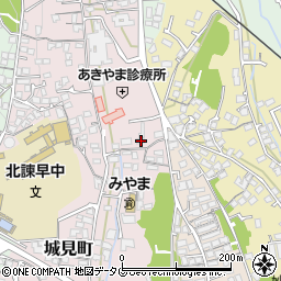 長崎県諫早市城見町38-19周辺の地図