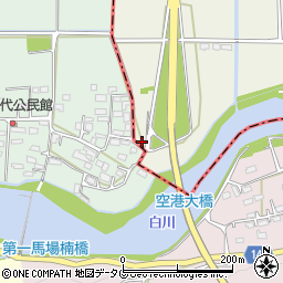 熊本県菊池郡大津町下町48周辺の地図