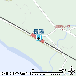 長陽駅周辺の地図