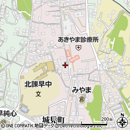 長崎県諫早市城見町39-32周辺の地図