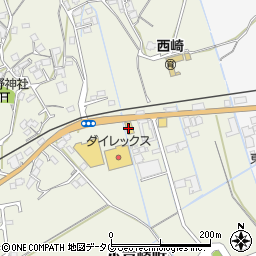 庄屋東諫早店周辺の地図