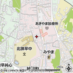 長崎県諫早市城見町39-30周辺の地図
