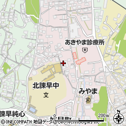 長崎県諫早市城見町39-7周辺の地図