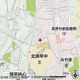 長崎県諫早市城見町40-12周辺の地図