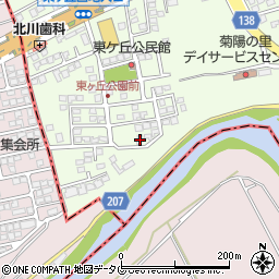 熊本県菊池郡菊陽町津久礼2098-110周辺の地図