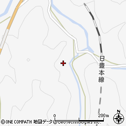 大分県佐伯市直川大字仁田原2596周辺の地図