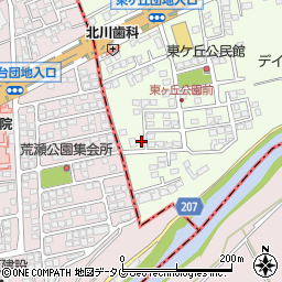 熊本県菊池郡菊陽町津久礼2098-63周辺の地図