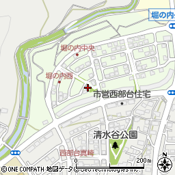 長崎県諫早市堀の内町6周辺の地図