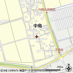 熊本県菊池郡大津町中島44周辺の地図