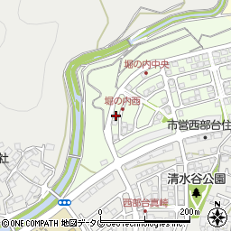 長崎県諫早市堀の内町3周辺の地図