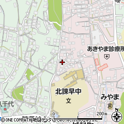長崎県諫早市城見町40-6周辺の地図