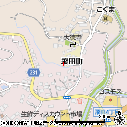 熊本県熊本市北区四方寄町237周辺の地図