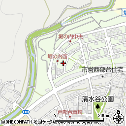 長崎県諫早市堀の内町4周辺の地図