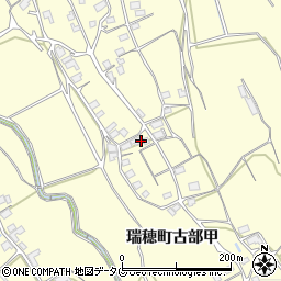 長崎県雲仙市瑞穂町古部甲725周辺の地図