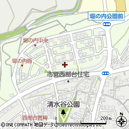 長崎県諫早市堀の内町11周辺の地図