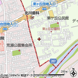 熊本県菊池郡菊陽町津久礼2098-61周辺の地図