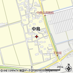 熊本県菊池郡大津町中島43-1周辺の地図