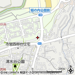長崎県諫早市堀の内町16周辺の地図