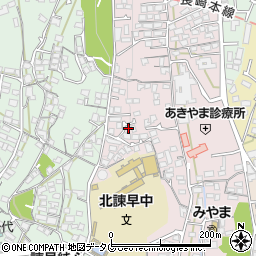 長崎県諫早市城見町41-56周辺の地図