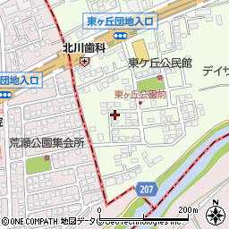 熊本県菊池郡菊陽町津久礼2098-114周辺の地図