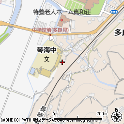 長崎県諫早市多良見町元釜584周辺の地図