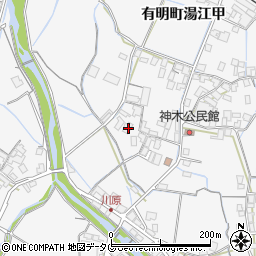 長崎県島原市有明町湯江甲606周辺の地図