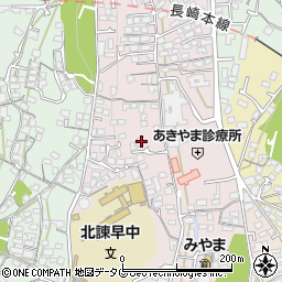 長崎県諫早市城見町42-37周辺の地図
