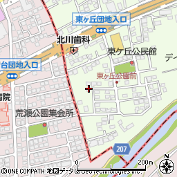 熊本県菊池郡菊陽町津久礼2098-59周辺の地図