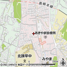 長崎県諫早市城見町976周辺の地図