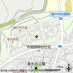 長崎県諫早市堀の内町12周辺の地図