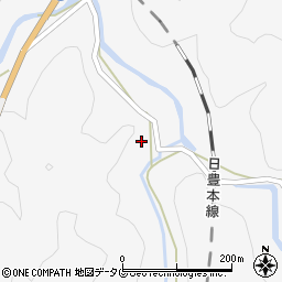 大分県佐伯市直川大字仁田原2607周辺の地図