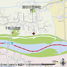 熊本県菊池郡大津町下町115周辺の地図