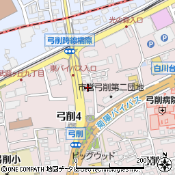 九州産交整備株式会社　すまいる館光の森店周辺の地図