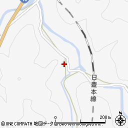 大分県佐伯市直川大字仁田原2605周辺の地図