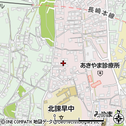 長崎県諫早市城見町41-10周辺の地図