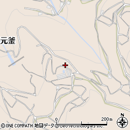 長崎県諫早市多良見町元釜438周辺の地図