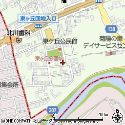 熊本県菊池郡菊陽町津久礼2098-69周辺の地図