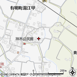 長崎県島原市有明町湯江甲688周辺の地図