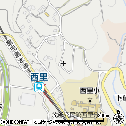 熊本県熊本市北区下硯川町周辺の地図