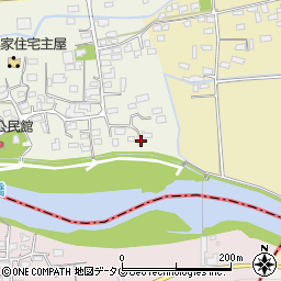 熊本県菊池郡大津町下町128-1周辺の地図