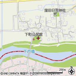 熊本県菊池郡大津町下町87周辺の地図