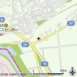 熊本県菊池郡菊陽町津久礼1998周辺の地図